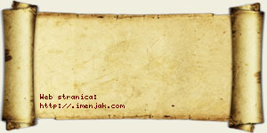 Vlada Aćimović vizit kartica